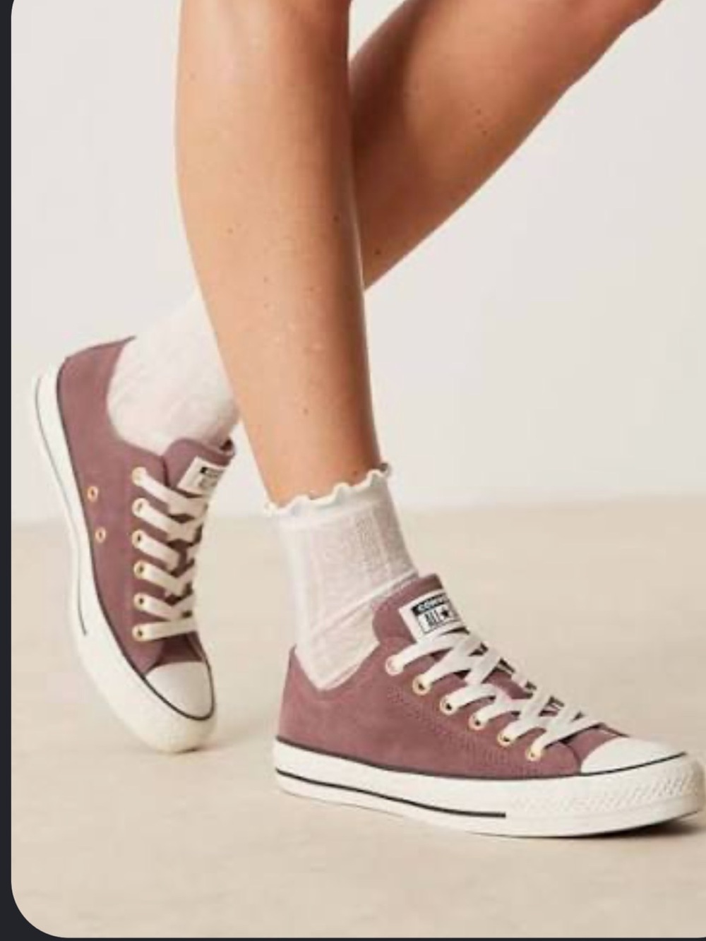 Converse Low-Top Pink Canvas Sneakers